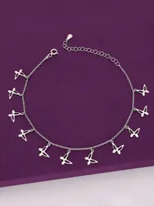 KAI JEWEL Rhodium-Plated Anklet