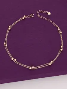 KAI JEWEL Rose Gold-Plated Anklet