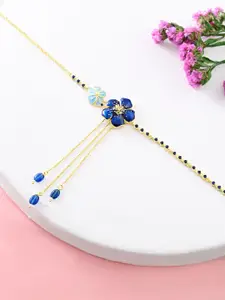 Voylla Cubic Zirconia Gold-Plated Choker Necklace