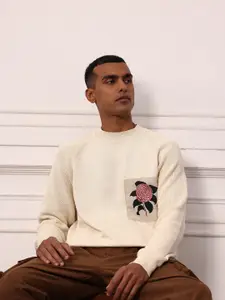 Mr Bowerbird Pure Cotton Oversized Sweater with Applique