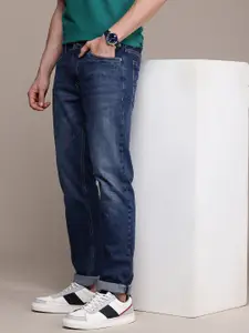 Nautica Men Slim Fit Low-Rise Light Fade Stretchable Jeans