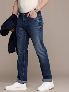 Nautica Men Straight Fit Heavy Fade Stretchable Jeans