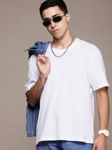 The Roadster Lifestyle Co. Drop-Shoulder Sleeves T-shirt