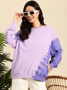 Mast & Harbour Tie & Dye Pure Cotton Sweatshirt