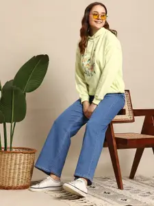 Mast & Harbour Graphic Print Hooded Sweatshirt