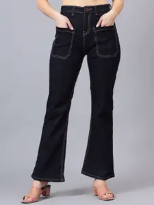BAESD Women Comfort Bootcut Mid-Rise Stretchable Jeans