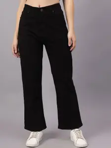 BAESD Women Comfort Straight Fit Mid-Rise Stretchable Jeans