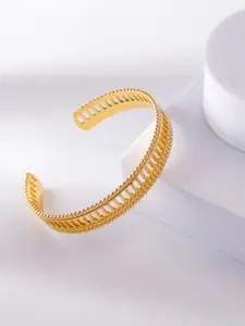 SWASHAA Women Gold-Plated Cuff Bracelet