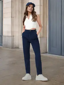 Flying Machine Women Mid-Rise Clean Look Stretchable Straight Fit Jeans