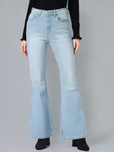 Flying Machine K-Street X Ultra Wide Flare Mid Rise Jeans