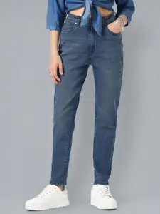 Flying Machine Women High-Rise Clean Look Stretchable Straight Fit Jeans