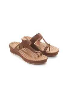 PEPITOES Solid Comfort Heel Sandals