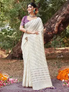 Mitera Women Woven Design Festive Saree