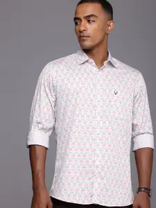 Allen Solly Pure Cotton Classic Fit Floral Printed Casual Shirt