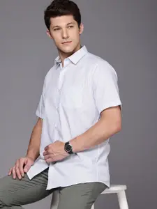 Allen Solly Pure Cotton Sport Fit Opaque Striped Casual Shirt