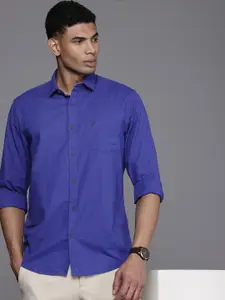 Allen Solly Cotton Linen Sport Opaque Casual Shirt