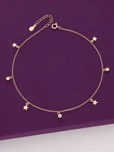 KAI JEWEL women Plated Anklet