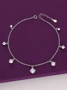 KAI JEWEL Rhodium-Plated Anklet