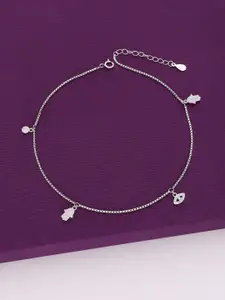KAI JEWEL Rhodium-Plated Anklet
