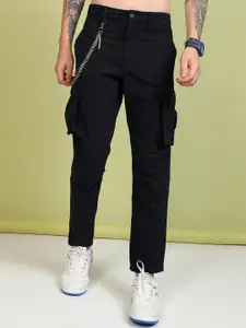 HIGHLANDER Men Mid-Rise Cargos Trousers