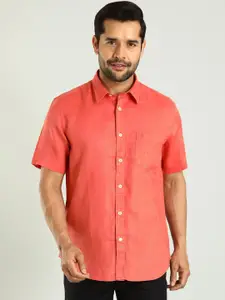 Indian Terrain Men Classic Slim Fit Opaque Casual Shirt