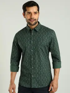 Indian Terrain Men Chiseled Skinny Fit Floral Opaque Printed Casual Shirt
