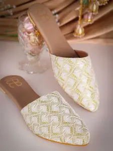 GLAM STORY Women Party Mules Flats