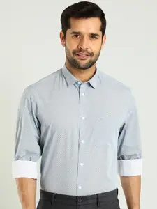 Indian Terrain Men Classic Slim Fit Opaque Printed Casual Shirt