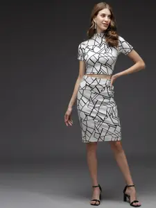 TANDUL Women Short Sleeves Sheath Dress