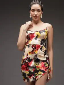 TANDUL Women Floral Printed Sheath Mini Dress