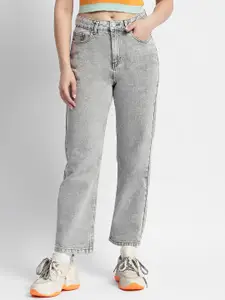 Madame Women Straight Fit Heavy Fade Jeans