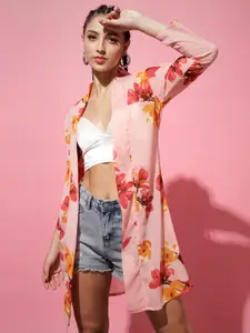 TANDUL Women Printed Longline Shrug