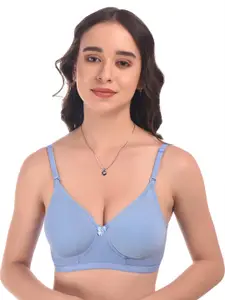 elina Full Coverage Heavily Padded Cotton Push-Up Bra With Anti Microbial