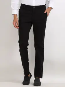 Turtle Men Tailored Mid-Rise Slim Fit Trousers