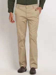 Turtle Men Mid-Rise Relaxed Slim Fit Trousers