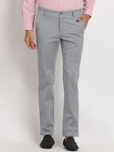 Turtle Men Mid-Rise Relaxed Slim Fit Trousers