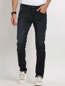 Turtle Men Narrow Tapered Fit Mid-Rise Stretchable Jeans