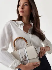 GUESS Women Animal Structured Satchel