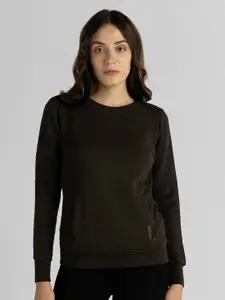 Van Heusen Round Neck Long Sleeves Cotton Pullover Sweatshirt