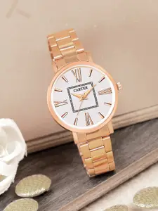 Sandy D Carter Women Dial & Bracelet Style Straps Analogue Watch Sandy D Carter-155-WH