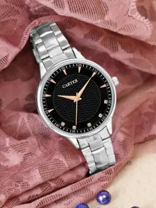 Sandy D Carter Women Patterned Dial &  Analogue Watch Sandy D Carter-203-LBK