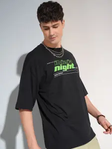 HIGHLANDER Men Typography Printed Round Neck T-shirt