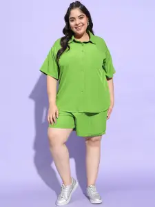 Oxolloxo Shirt With Shorts Co-Ords