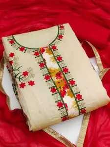 Dori Embroidered Pure Silk Unstitched Dress Material