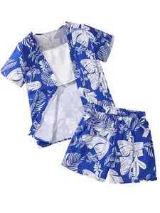 StyleCast x Revolte Girls Printed Shirt with Shorts