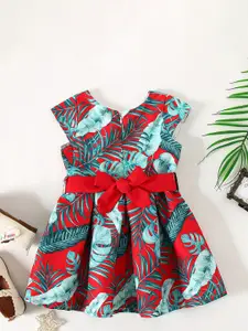 StyleCast x Revolte Print Fit & Flare Dress