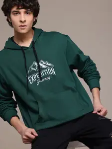 The Roadster Lifestyle Co. Embroidered Relaxed Hooded Sweatshirt