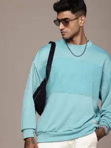 The Roadster Life Co. Fuzzy Detailed Relaxed Fit Sweatshirt