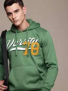 The Roadster Life Co. Typography Printed Hooded Sweatshirt