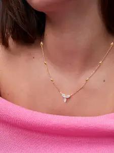 MINUTIAE Brass Gold-Plated Handcrafted Necklace